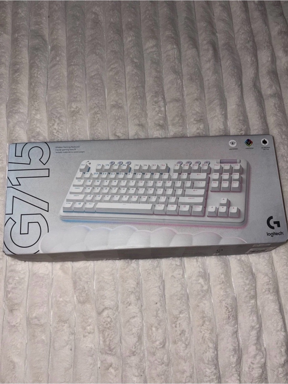 Logitech G715 White RGB Mechanical Gaming Keyboard